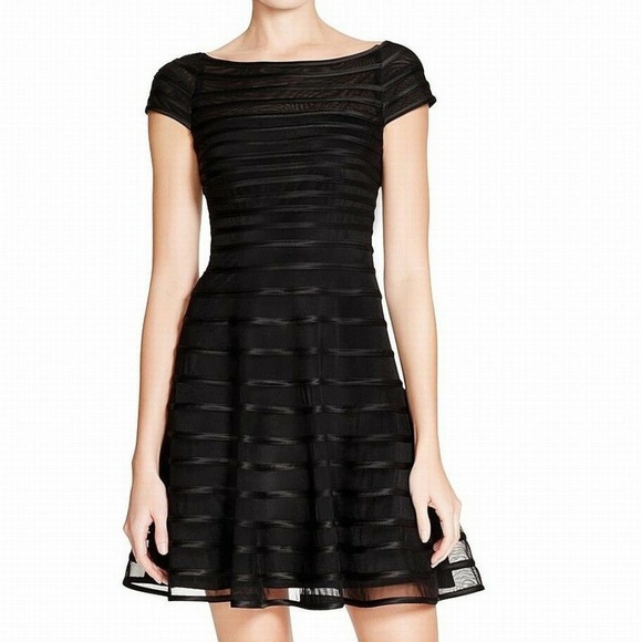 Betsy & Adam Dresses & Skirts - 🍋Betsy & Adam Black Illusion A Line Party Dress